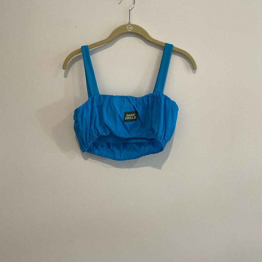 Daily Drills Bubble cropped tank